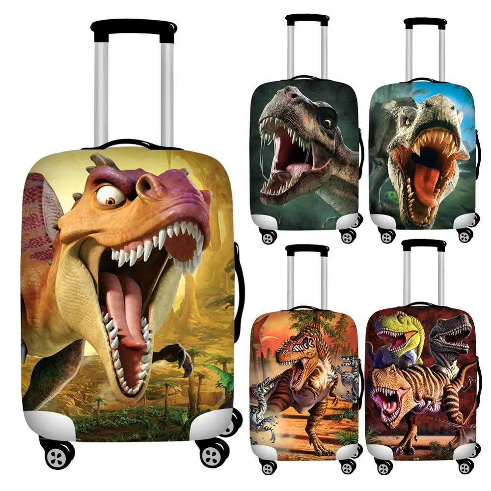 

FORUDESIGNS 3d Dinosaur Print 18-32inch Travel Suitcase Cover Elastic Waterproof Luggage Protector Dust Covers Baggage Cover