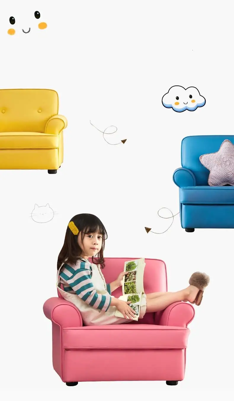 Маленький мини-диван для Quarto Menina Sillones Infantiles, детское кресло принцессы, детский диван