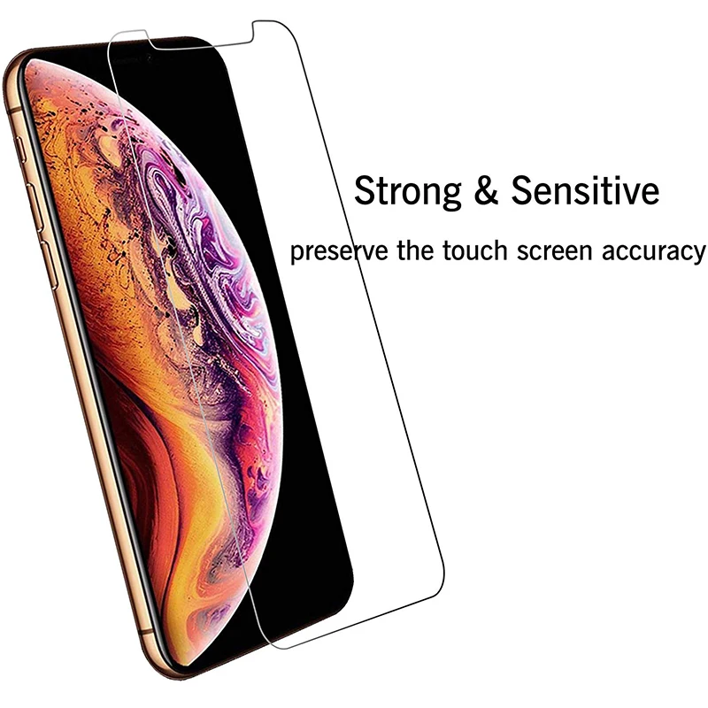 2/5 шт защитное закаленное стекло для iphone 7 5 5s 5se 6 6s 8 plus X Xs Max XR полное Экран протектор Закаленное стекло пленка