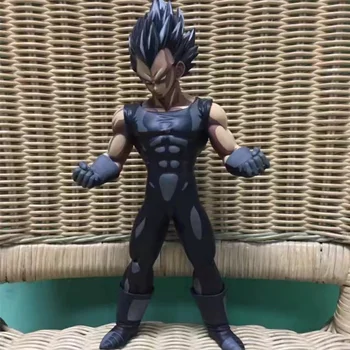 

Anime Dragon Ball Z Super Saiyan Vegeta Black Comic Ver PVC Action Figure Collectible Model doll toy 28cm