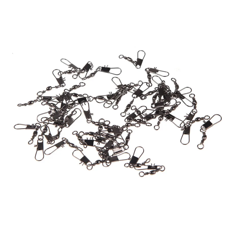 50pcs-10-Stainless-Steel-Fishing-Connector-Rolling-Barrel-Swivel-With-Safety-Snap-Solid-Rings-Tackle-Accessories (1)