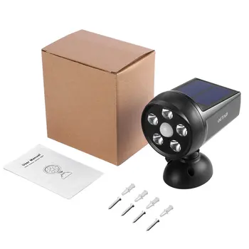

OUTAD Durable Heatproof Waterproof Energy-saving Automatically Restore 2200mAh Wall Lamp 5 Led Solar Motion Sensor Light