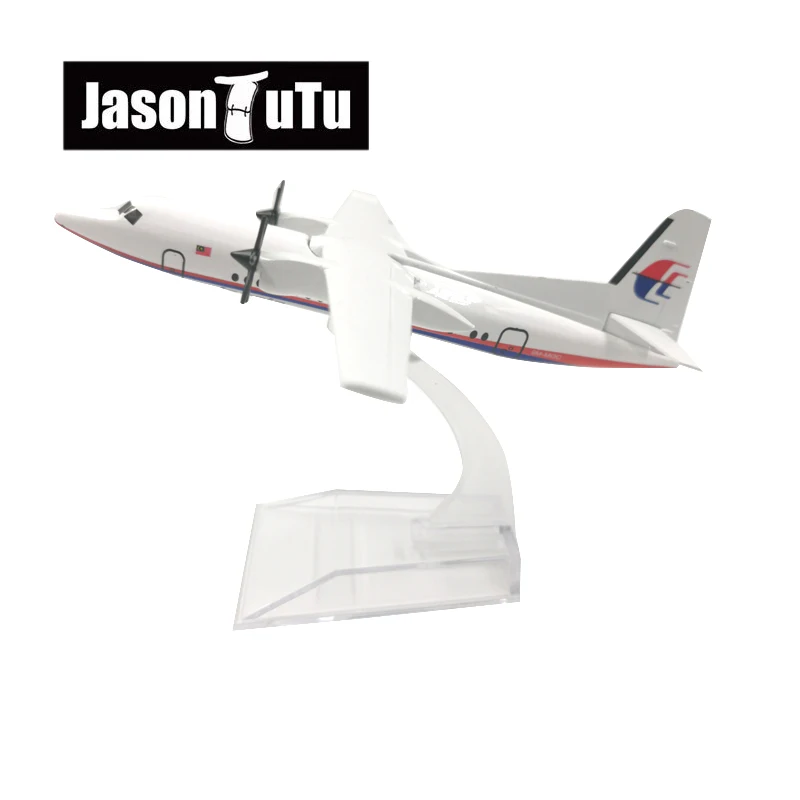 JASON TUTU 16cm FK-50 Malaysia  Airplane Model Plane Model Aircraft Diecast Metal 1/400 Scale Planes Factory wholesale Drop ship