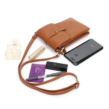 

Genuine Leather Women Handbags Casual Mini Bag Cell Phone Bags Small Crossbody Bags Ladies Shoulder Bag Card Holder