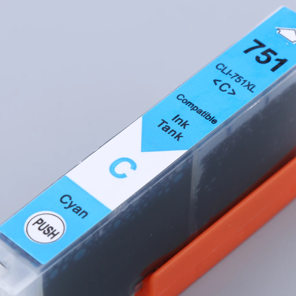 PGI 750/CLI 751 One Case Ink Cartridges Compatible for Canon MG7170 MX727 Printer with Chip