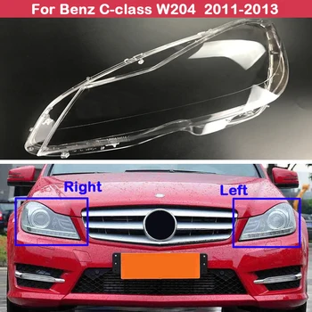 Front Car lampshade Headlight Cover for Mercedes-Benz C-class W204 2011 2012 2013
