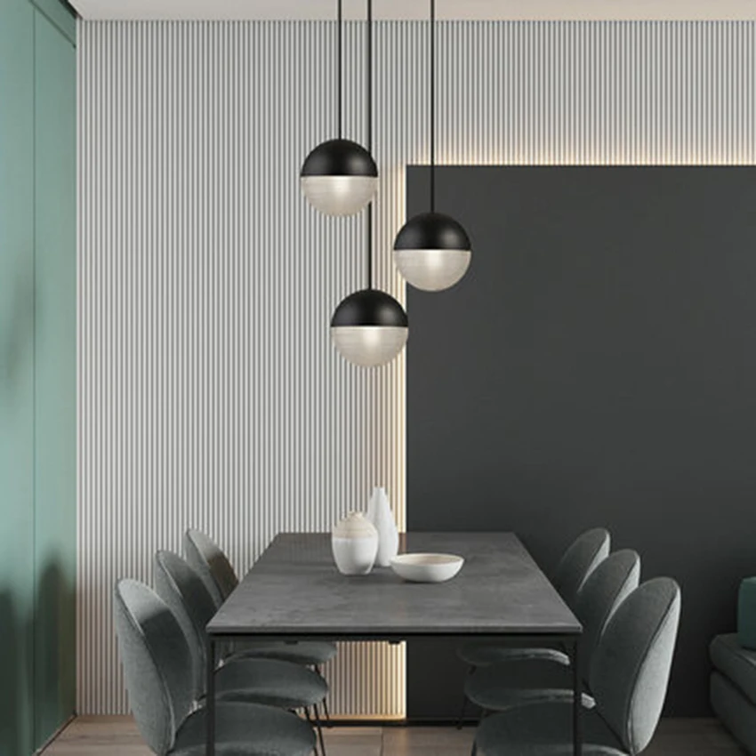 

Postmodern LED Glass Pendant Lights Lighting Nordic Cafe Loft Living Room Lamp Restaurant Bedroom Bedside Decor Light Fixtures