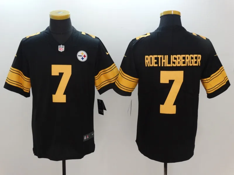 AS PICTURE Сшитый мужской Питтсбург Антоний коричневый JuJu Smith-Schuster Ben Roethlisberger T.J. Ватт Алехандро виллануева Le'Veon Bell Джерси - Цвет: AS PICTURE