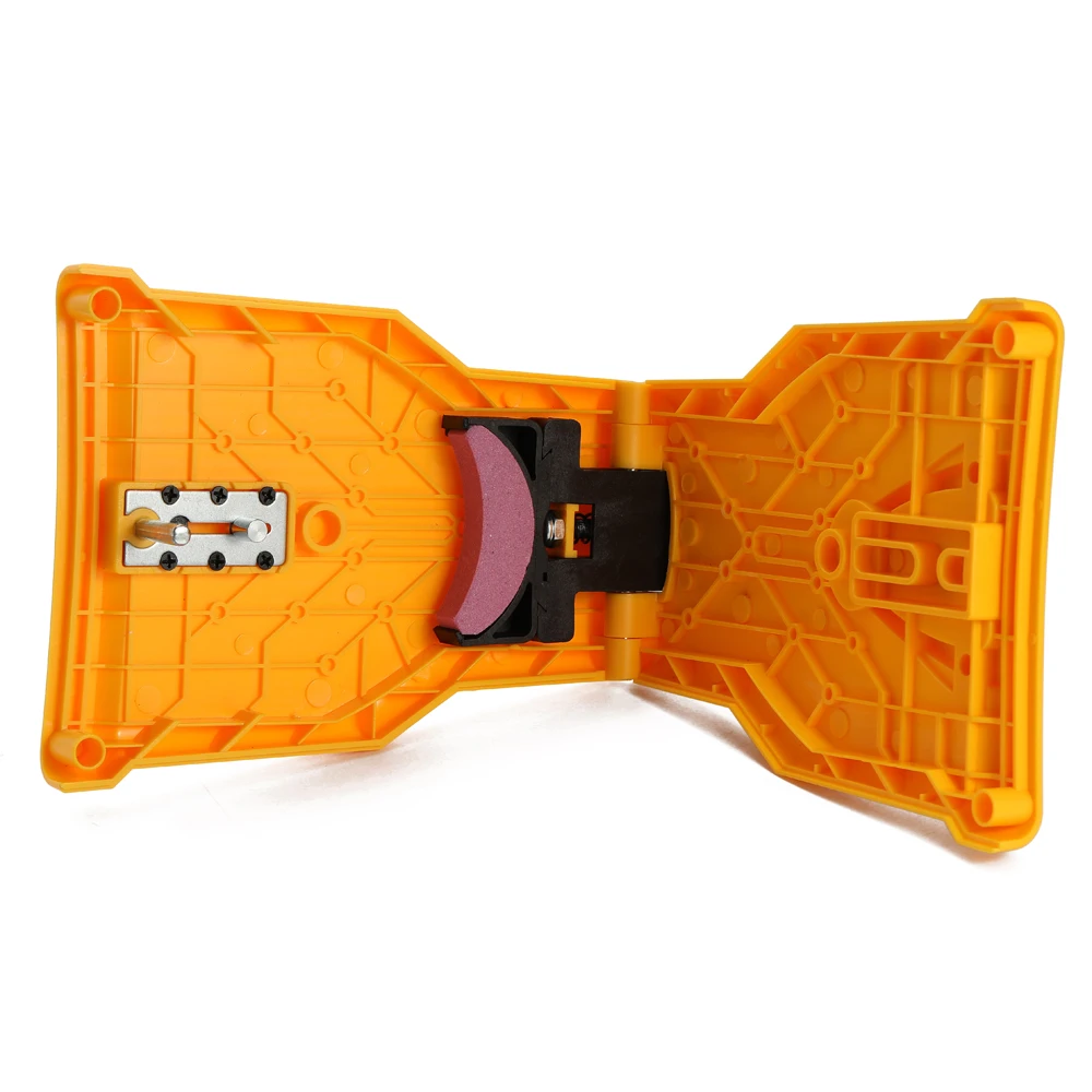 Professional Saw Chain Sharpening Tool Fast Saw Sharpener Woodworking Sharpen Chain Tools Stone Frame Grinding