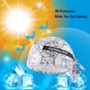 KAMALOCE UV Protection Cycling Cap Team Men Summer Full Sublimation MTB Bike Scarf White Cartoon Cat Bicycle Hat Cycle Bandana 5