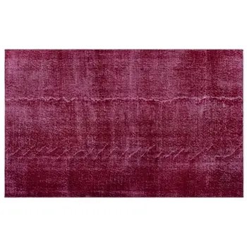 

Handmade Fuchsia Vintage Overdyed Turkish Area Rug 119x194 Cm-3'11''X6'4''