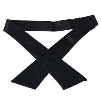 

Unisex Fashion Elegant Pure Color Korean Style Cross Bow Tie