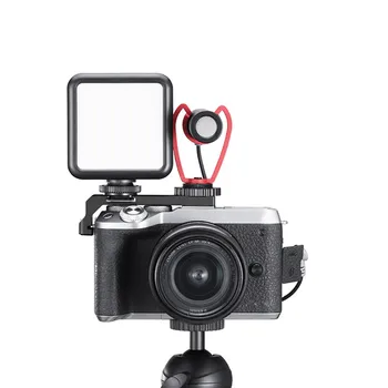 

For Canon M6 Mark II Camera Metal Microphone Fill Light Extension Bracket Cold Shoe Mount Aluminium Alloy Holder Bracket