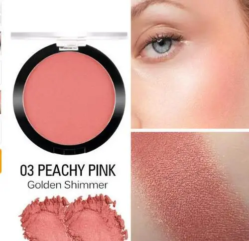 6 Colors Professional Pressed Blush Palette Face Makeup Mineral Matte Blusher Lasting Cheek Sleek Shadows Blusher Cream TSLM2
