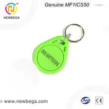 8 шт. подлинный MF1ICS50 EV1 1K- 4 байта UID RFID 13,56 МГц IC брелок AK03 брелок с кодовой картой бирка ключ Быстрая