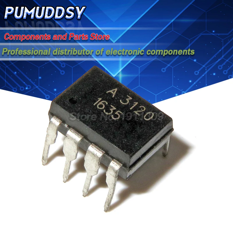 Оптопары 10 шт. фотоэлемент модель HCPL3120 3120 A3120 DIP8 IC | Электронные компоненты и
