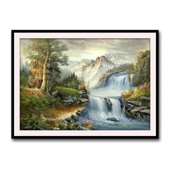 

5D Diamond Painting By Numbers Full Square Oil Painting Landscape Cross Stitch Diamond Mosaic Kits Art Pictures Home Decor