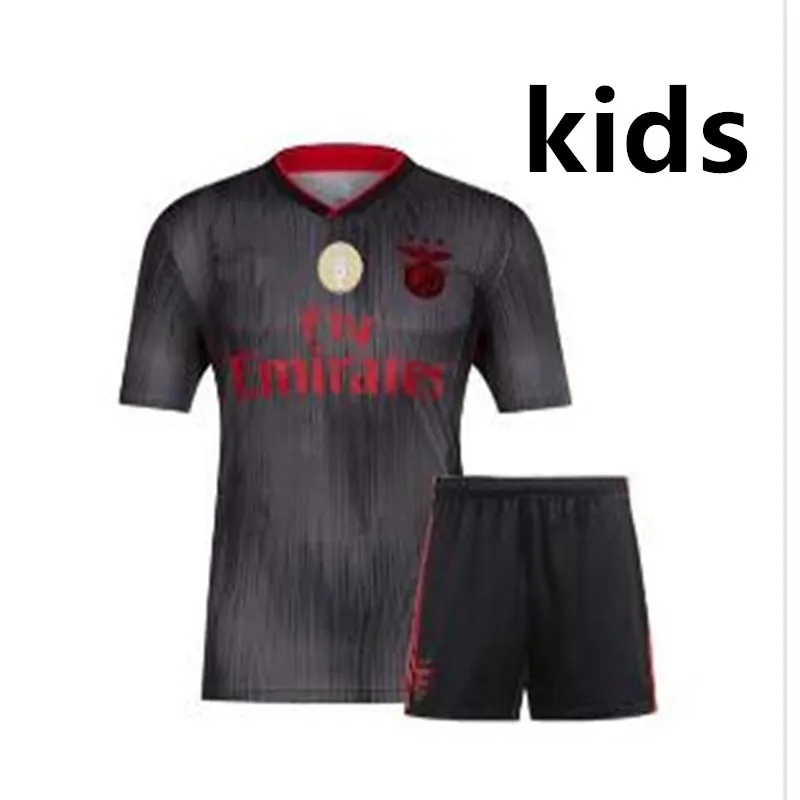 Детский комплект для мальчиков; коллекция года; 20 Benfica JONAS; Футбольная Футболка для дома; JOAO FELIX RAFA Pizzi Salvio Raul Jimenez; Детская футбольная рубашка - Цвет: kids
