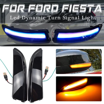 

Fit For Ford Fiesta MK6 VI/UK MK7 2008-2017 B-Max 2008-2017 LED Dynamic Turn Signal Light Side Marker Sequential Blinker Lamp