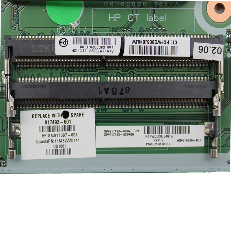 Оригинальная настольная материнская плата для hp EliteOne 1000 G1 все-в-одном MB LGA1155 DDR4 917493-601 917493-001 DA0N11MB8H0