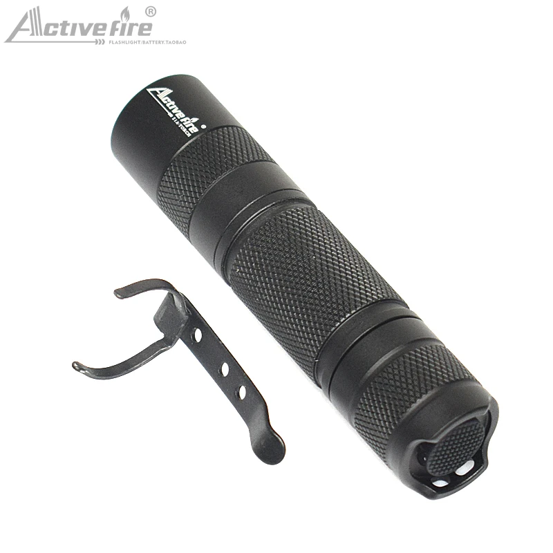 Activefire портативный светодиодный светильник 14500 Мини-светильник для вспышки AA EDC Карманный светильник фонарь Cree XPG2 белый светильник 6500K 1 режим