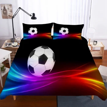 

BEST.WENSDk HD 5D Home Textile Bedclothes Sports Category High-end Quality Bed Set Bedding Full Queen King Size Boy Bedding-set