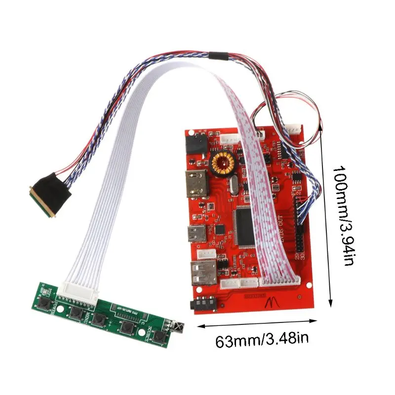 1 комплект тип-c+ HDMI+ USB+ Аудио ЖК-плата контроллера 10," 1366x768 Комплект модуля драйвера