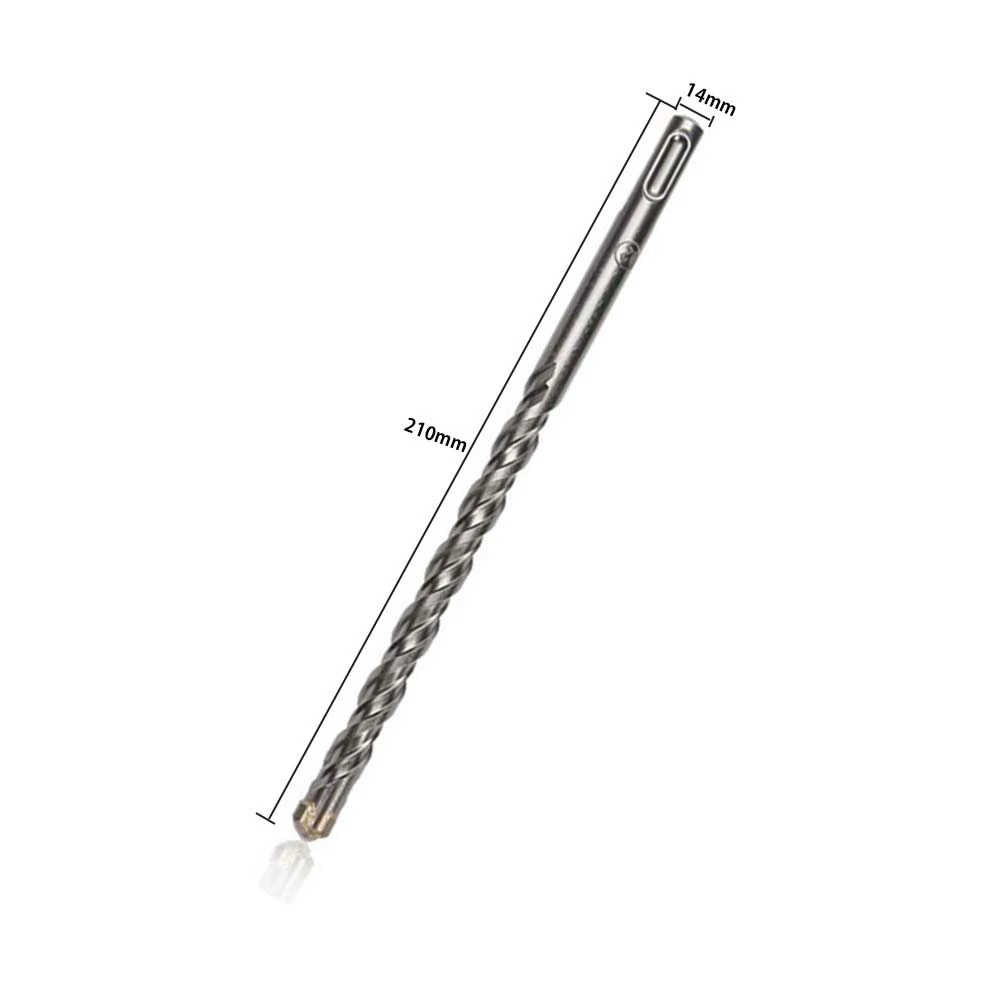 210 мм 14 мм SDS Plus Masonry Crosshead двойной спиральный молоток сверла