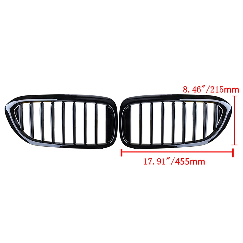 Grille de rein de pare-chocs avant pour BMW, remplacement de style performance, grille de course adaptée pour BMW Série 5, G30, G38, 525I, 530I, 540I, Cape I, 2017-2020