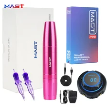 

Mast Magi Tattoo Machine with Mast Halo Power Supply OLED Display Screen Tattoo Permanent Makeup Eyebrows Lips Cartridge Kit