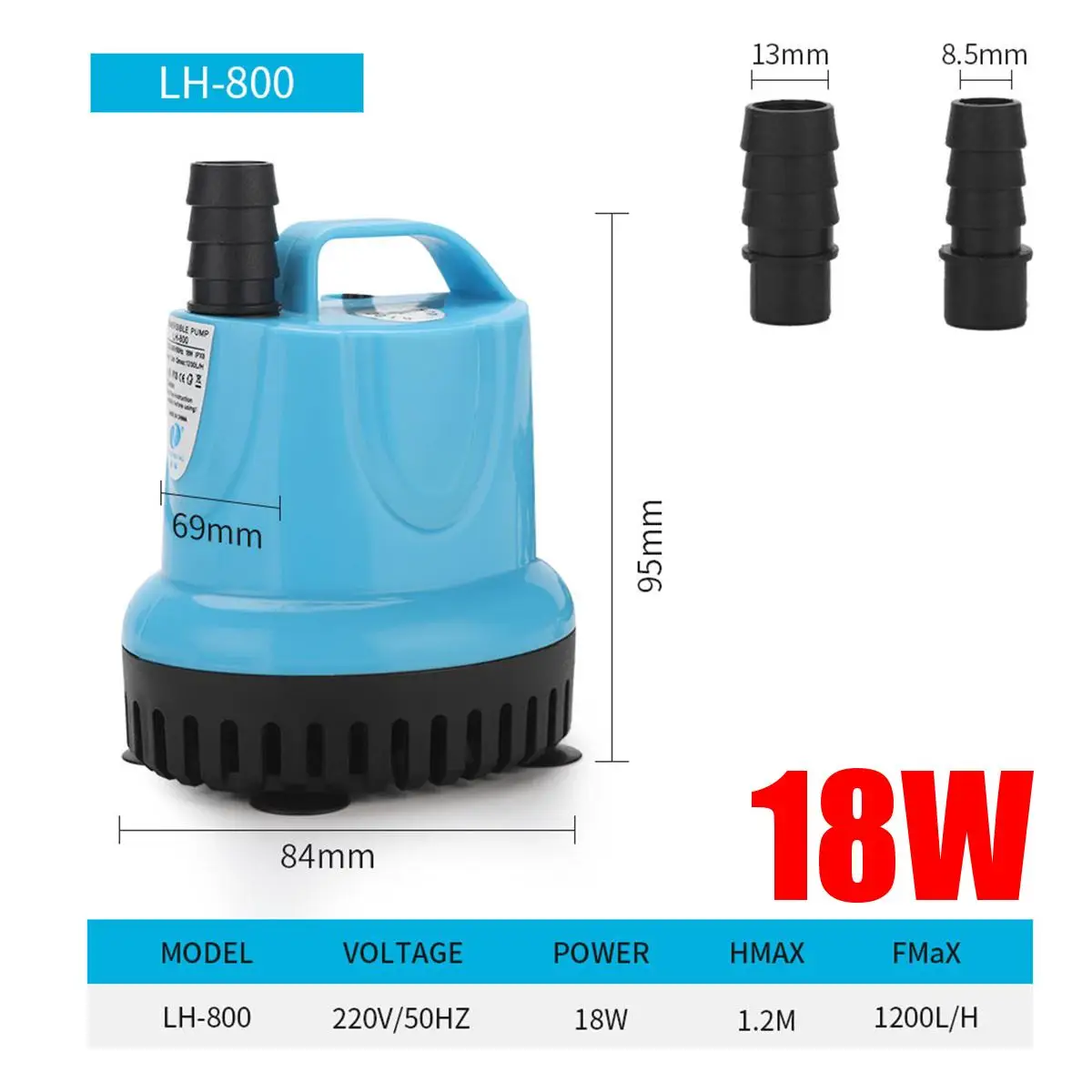 25/45/60/85/105W Ultra-quiet Mini Brushless Water Submersible Pump Water Fountain Pump Filter Waterproof Fountain Aquarium Tank 