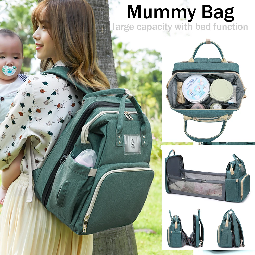 For Sale Backpack Baby Diaper-Bags Portable Stroller Mummy-Bag Travel-Bed Mattress Waterproof NRwoeAZEdZa