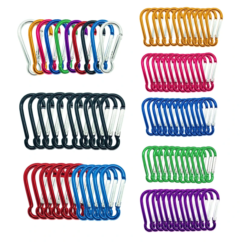 Карабины с пружинной застежкой карабин из алюминиевого сплава пружинный |