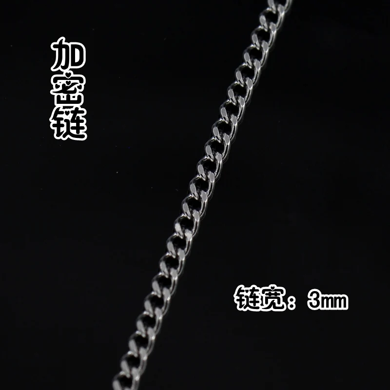 304 нержавеющая сталь fang xian крест O жемчужная цепь/скульптурная титановая стальная цепь никогда не ржавеет DIY Ожерелье Браслеты