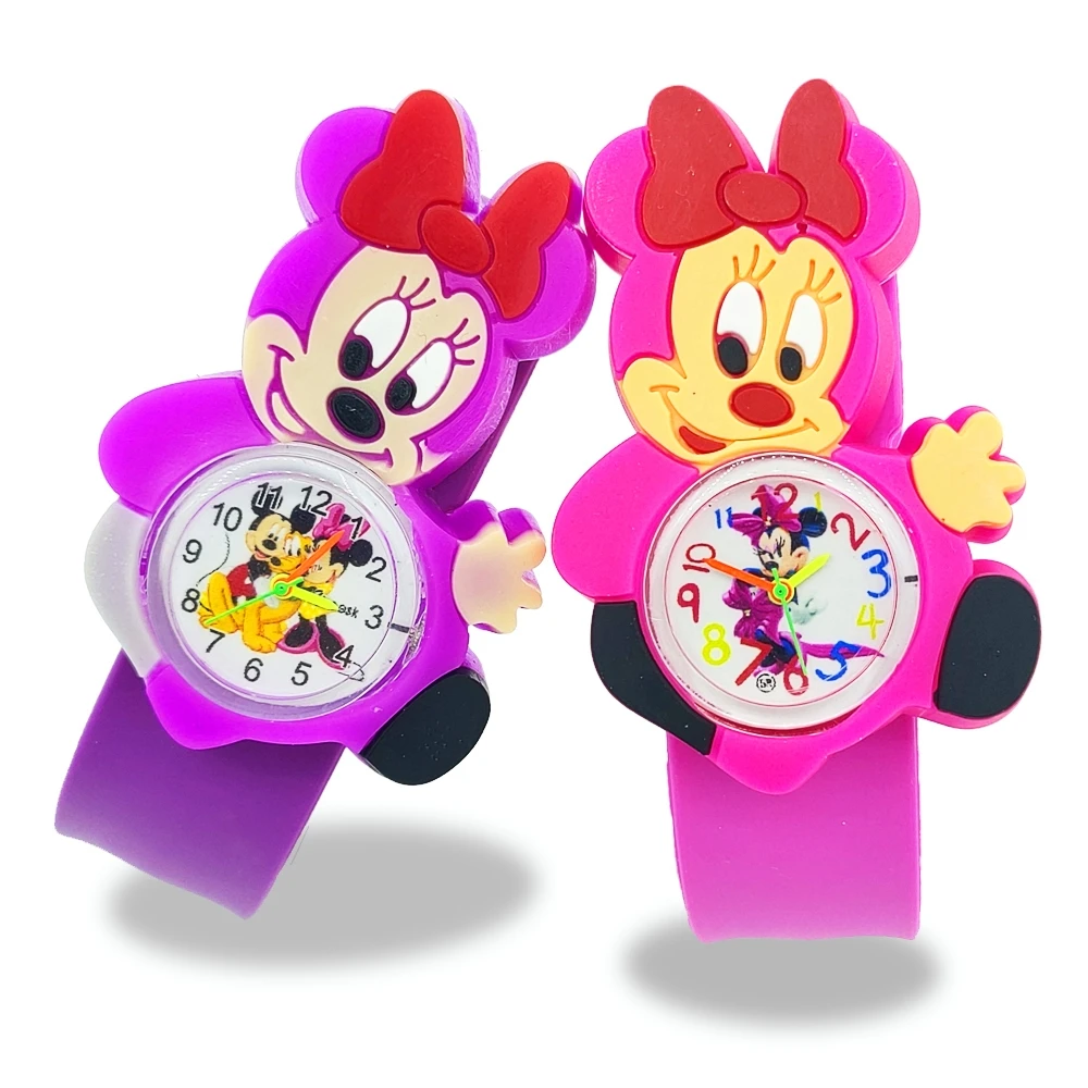 Boy Girl Baby Toys Mickey Minnie Watch for Kid Gift Children Watches Kids Wristwatch Clock relogio infantil montre pour enfants afbeelding