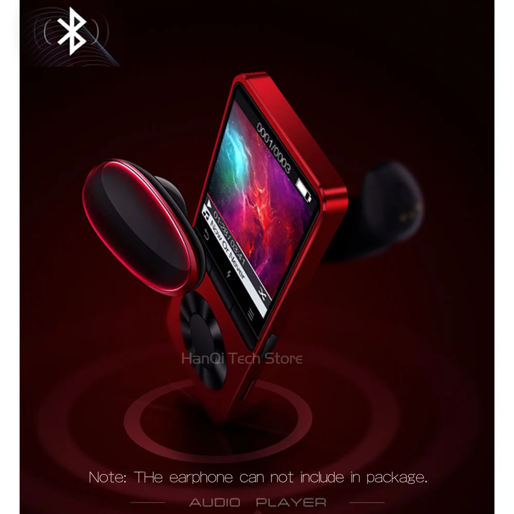 BENJIE X3 металлический Bluetooth MP3-плеер портативный музыкальный плеер со встроенным динамиком fm-радио, электронная книга, часы 50 шт./партия