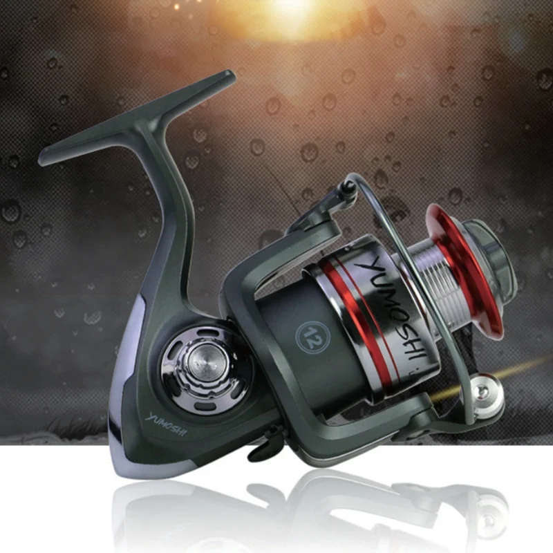 High Speed Pre-Loading Spinning Reel Carp Fishing Reels Portable 5.5:1 Fishing Spinning Reel Folding Gear Ratio Tools