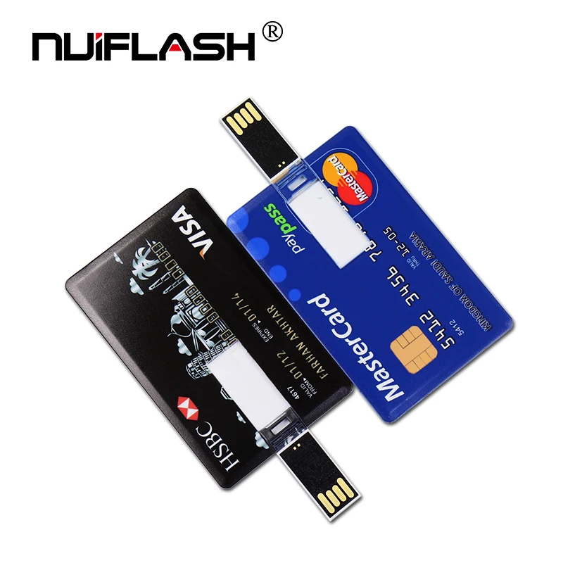 Карта кредитного банка карта памяти HSBC MasterCard Bradesco флеш накопитель usb 8 ГБ 16 USB 32 Гб