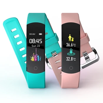 

Frompro C07T Smart Bracelet Body Temperature Test Heart Rate Monitor Smartband Activity Fitness Tracker Smart Band