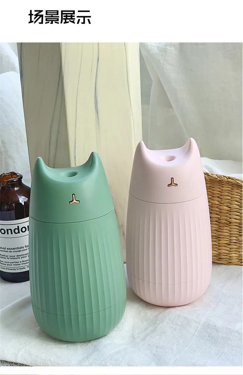 ELOOLE Cat милый увлажнитель воздуха Usb эфирное масло диффузор для домашнего офиса Fogger тумана diffusor Nano aromaterapia чистый воздух