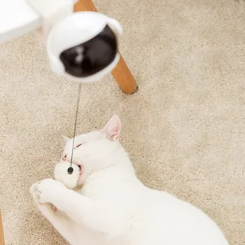 

Electronic Motion Cat Toy Interactive Electric Flutter Rotating Interactive Puzzle Pet Toys Cat Teaser Toy Yo-Yo Lifting Ball