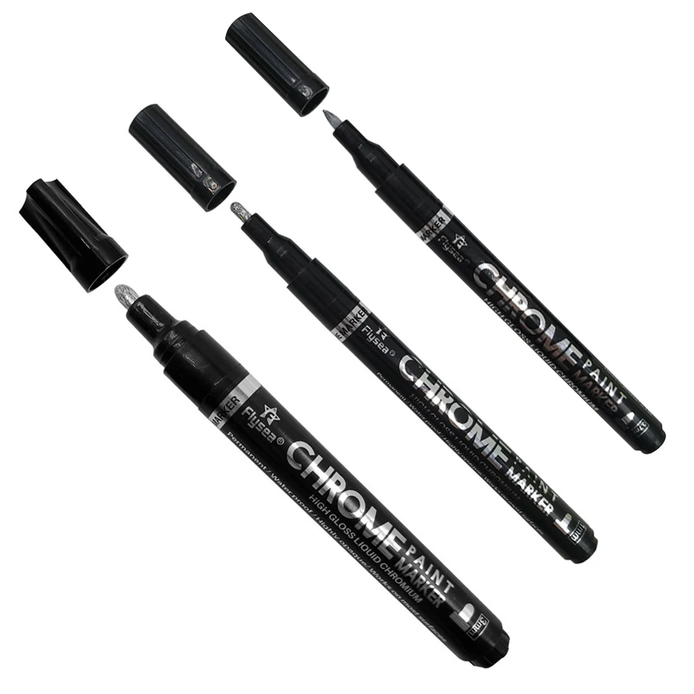 Liquid Mirror Chrome Marker DIY Pen Reflective Paint Silver Art Children Adult Drawing Doodle Decorative Pens Tool |