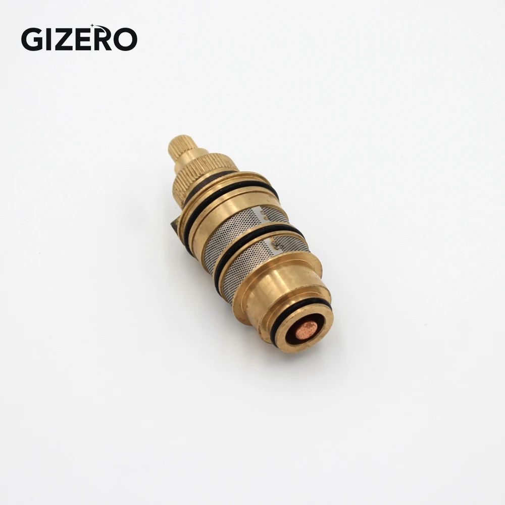 Thermostatic Cartridge Valve Copper Brass Temperature Control Thermostat Shower Mixing Faucet Cartridge Replacement ZR990 faucet valve faucet cartridge thermostatic mixing valve
