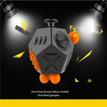 

wooden Anxiety Relief creative decompression toys Color cubes Stress Relief cube Anti Stress ring Toy Decompression toy Cube