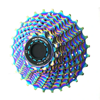

Cycling Flywheel Accessaries Racework 11-speed 11-28T 32T Rainbow Dazzling