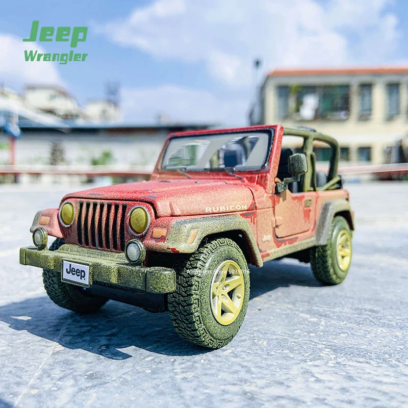 Maisto Jeep Wrangler antiguo 1:27, simulación de coche de aleación, modelo  de artesanía, colección de decoración, herramientas de juguete,  regalo|Juguete fundido a presión y vehículos de juguete| - AliExpress
