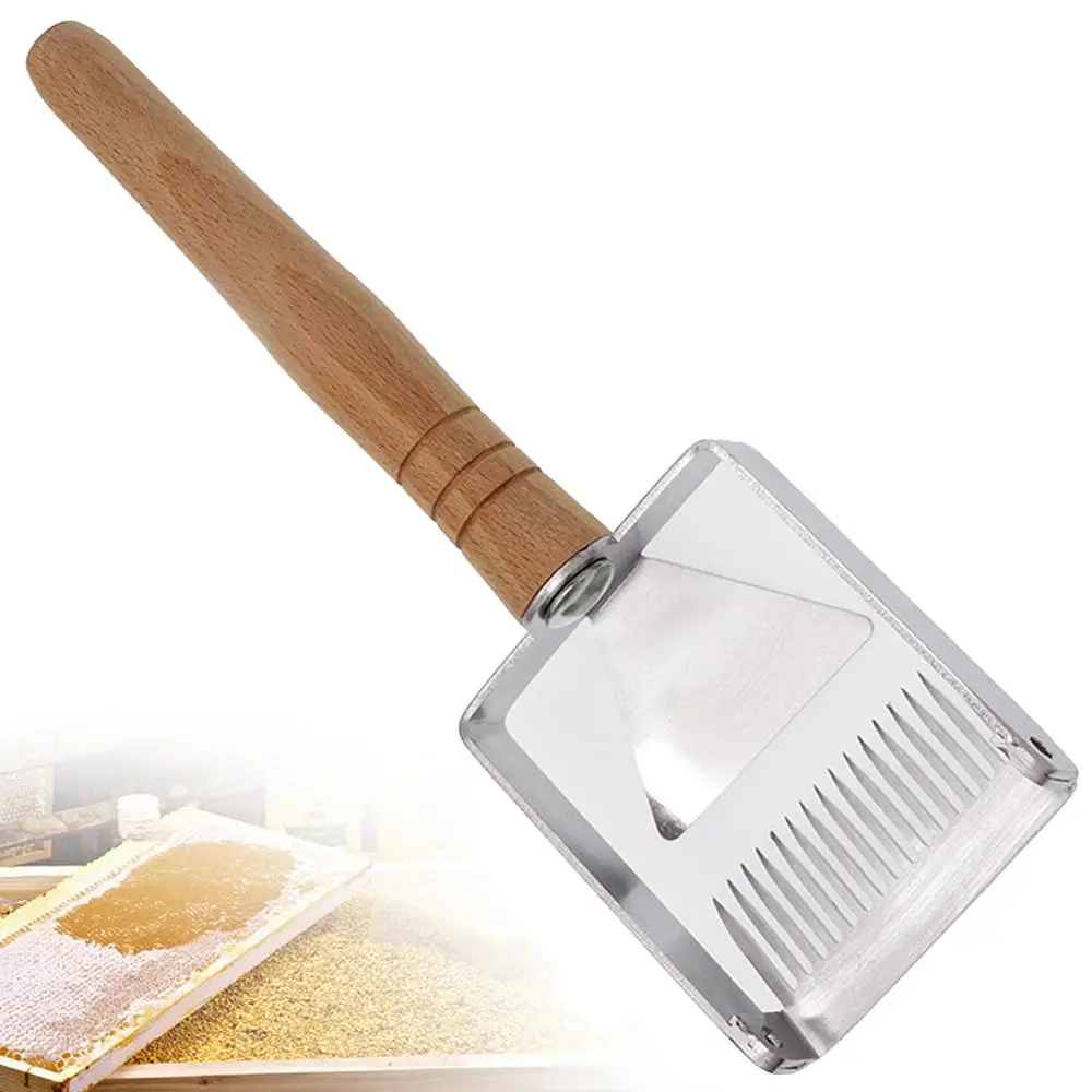 Нож для пчеловодства нержавеющая сталь пчелиный улей вилка скребок лопата меда