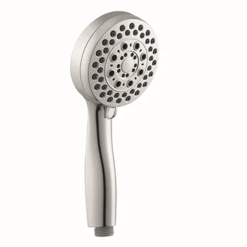 

Amazon manufacturer plating surface five function shower shower multifunctional massage shower head ABS showers