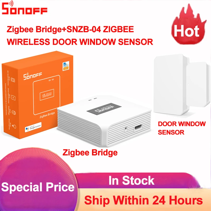 Sonoff Zigbee Bridge умный дом док станция беспроводной датчик открытия/закрытия окон и