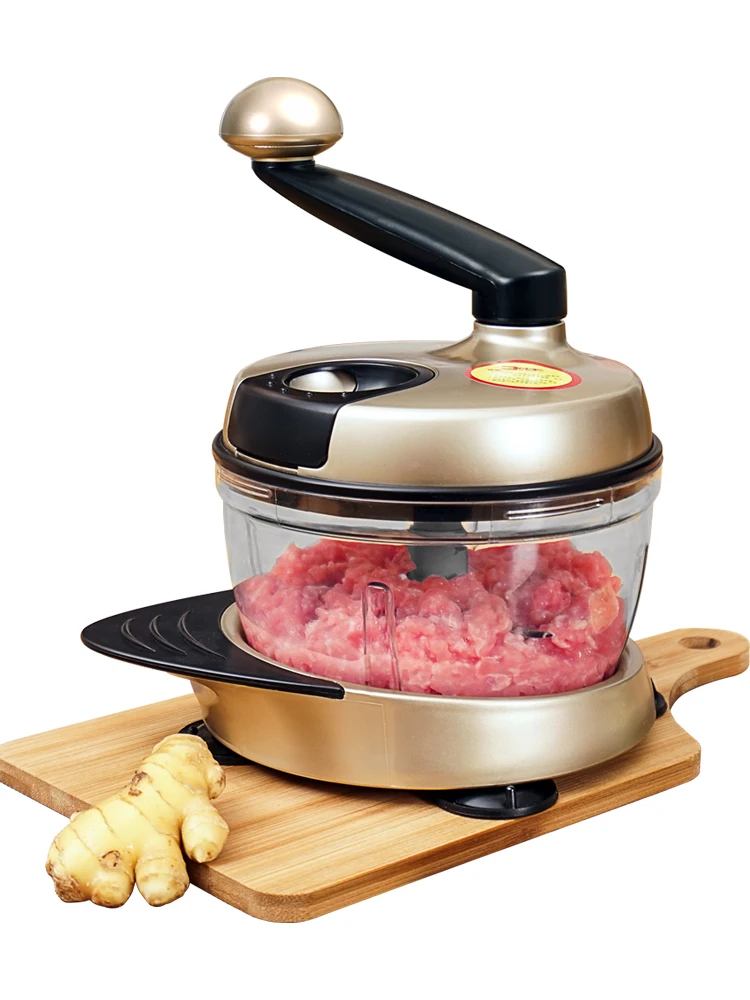 Manual Food Chopper Blender Hand Mincers Meat Machine Stainless Steel Manual Meat Grinder Moledora De Carne Cook Tool AB50JR